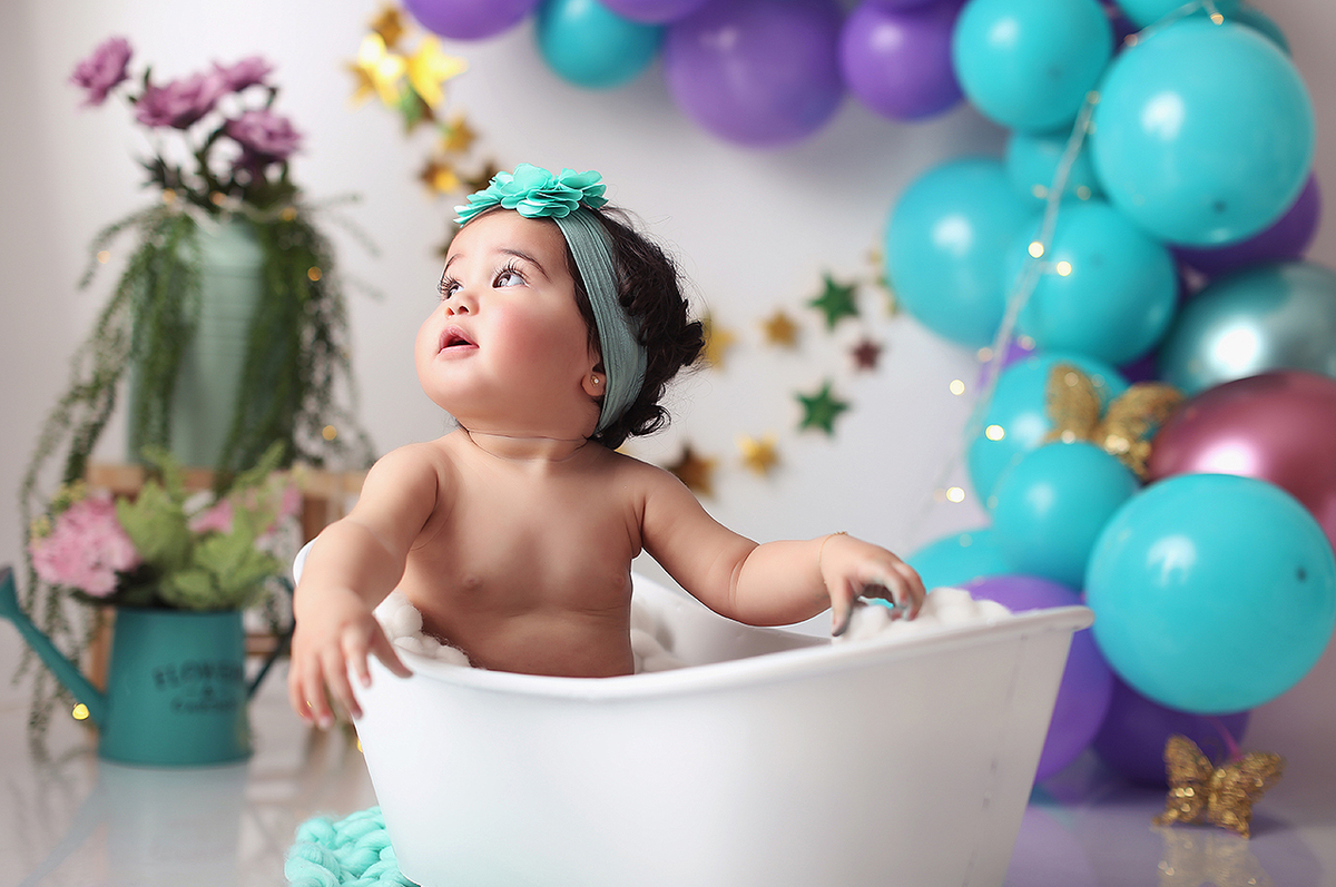 fotografia de cake smash em sintra