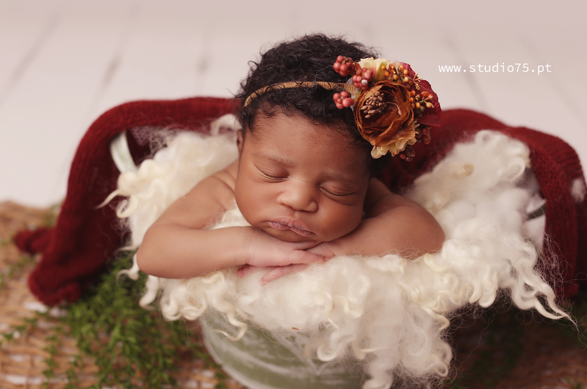 foto de sessão newborn em lisboa
