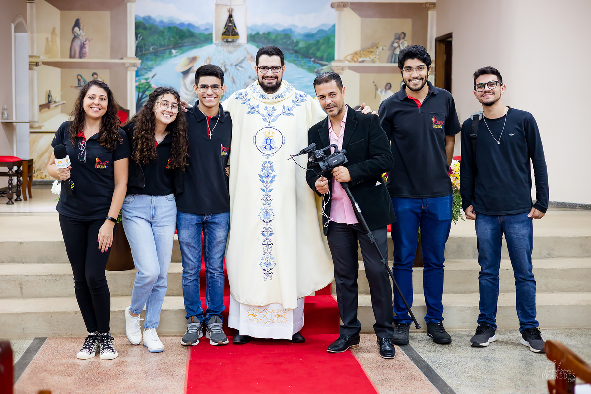 POSSE PADRO JOAO BONZANINI - FOTOGRAFO EM ITAPEVA - ROBSON PRAXEDES - BISPO DOM ARNALDO CARVALHEIRO