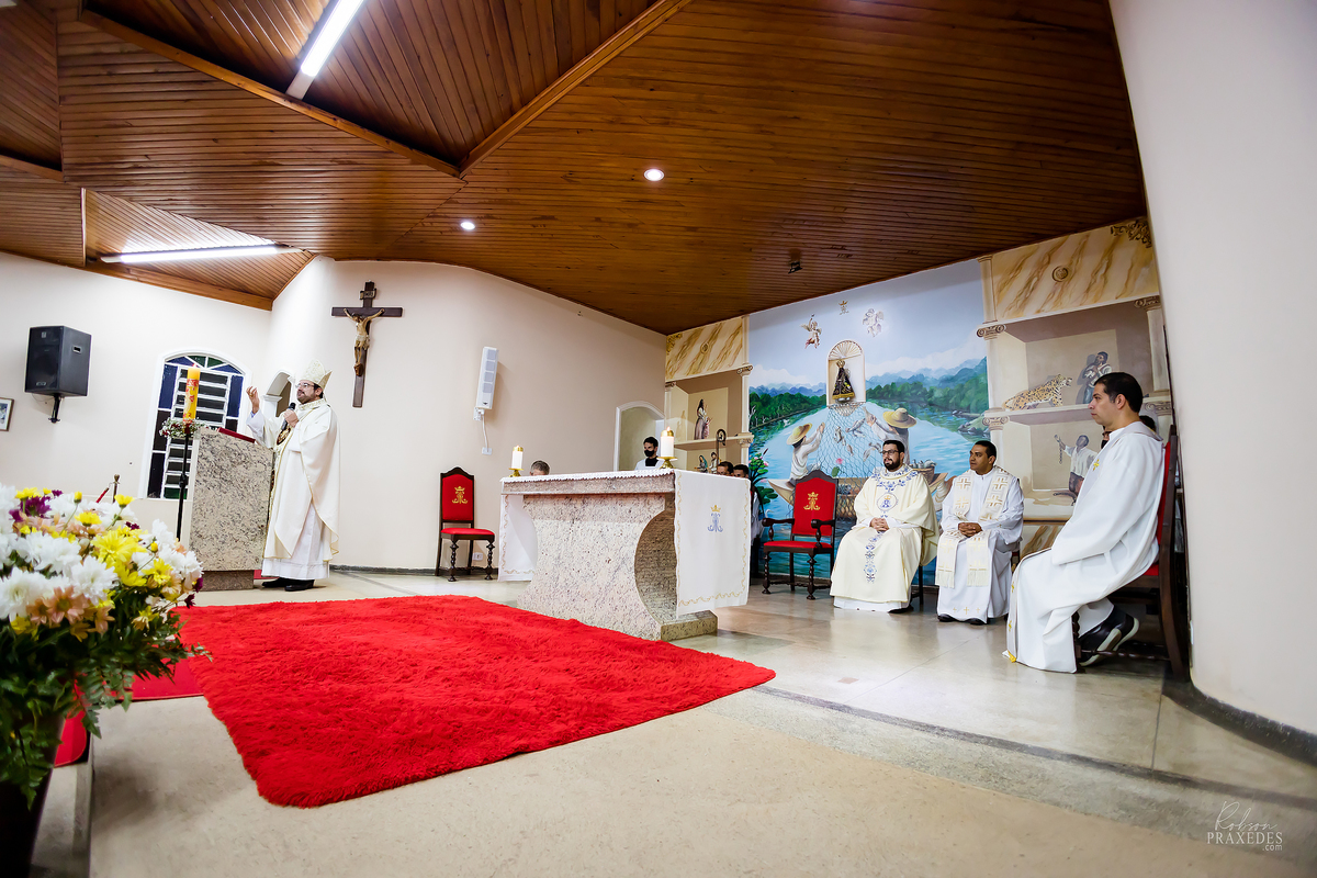 POSSE PADRO JOAO BONZANINI - FOTOGRAFO EM ITAPEVA - ROBSON PRAXEDES - BISPO DOM ARNALDO CARVALHEIRO
