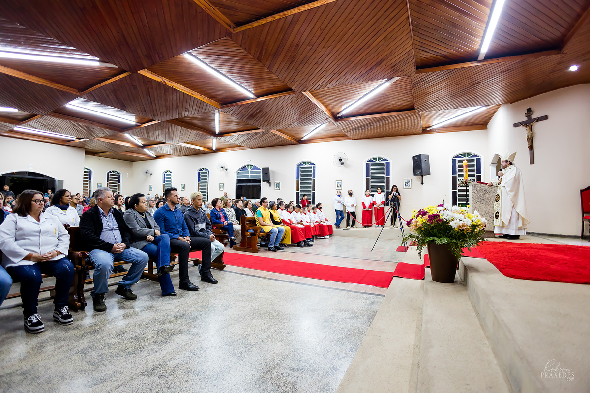 POSSE PADRO JOAO BONZANINI - FOTOGRAFO EM ITAPEVA - ROBSON PRAXEDES - BISPO DOM ARNALDO CARVALHEIRO