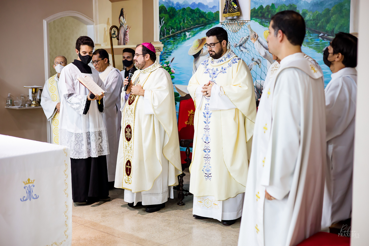 POSSE PADRO JOAO BONZANINI - FOTOGRAFO EM ITAPEVA - ROBSON PRAXEDES - BISPO DOM ARNALDO CARVALHEIRO