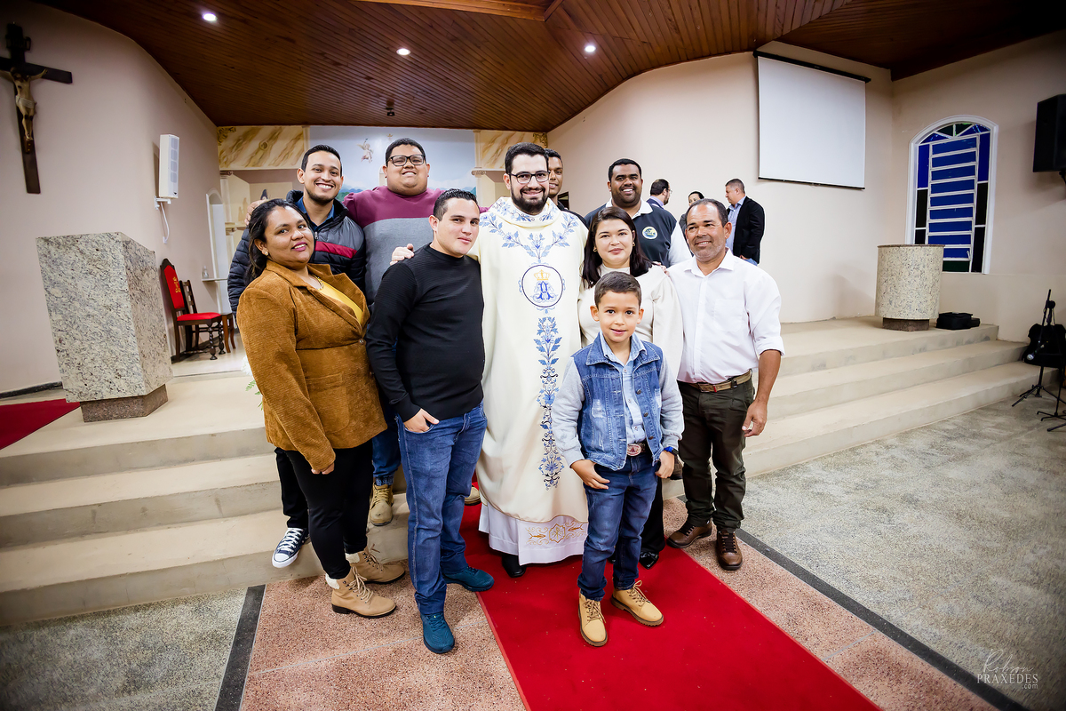 POSSE PADRO JOAO BONZANINI - FOTOGRAFO EM ITAPEVA - ROBSON PRAXEDES - BISPO DOM ARNALDO CARVALHEIRO