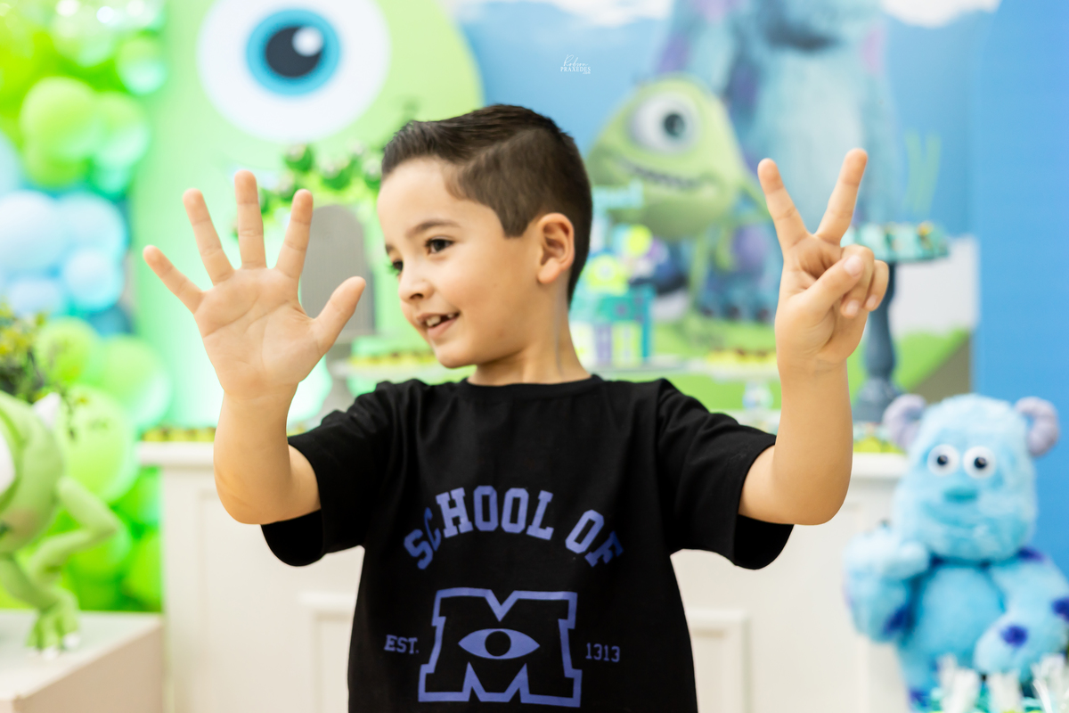 ANIVERSARIO INFANTIL - ANIVERSARIO MONSTROS SA - SALÃO ALGODÃO DOCE - FOTOGRAFO EM ITAPEVA - ROBSON PRAXEDES