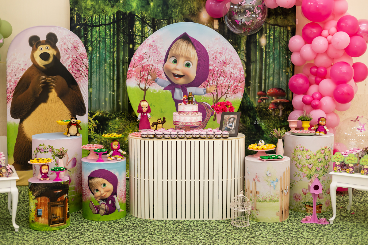 FOTOS DE ANIVERSARIO INFANTIL - BUFFET FERFERVENDO ITAPEVA - FOTOGRAFO EM ITAPEVA - ROBSON PRAXEDES - FESTA MARSHA E O URSO