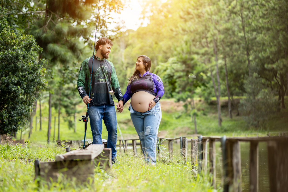 ENSAIO GESTANTE PESCA - ENSAIO PESCARIA - PESQUEIRO RECANTO DOS PASSAROS - FOTOGRAO EM INOVA CAMPINA ROBSON PRAXEDES