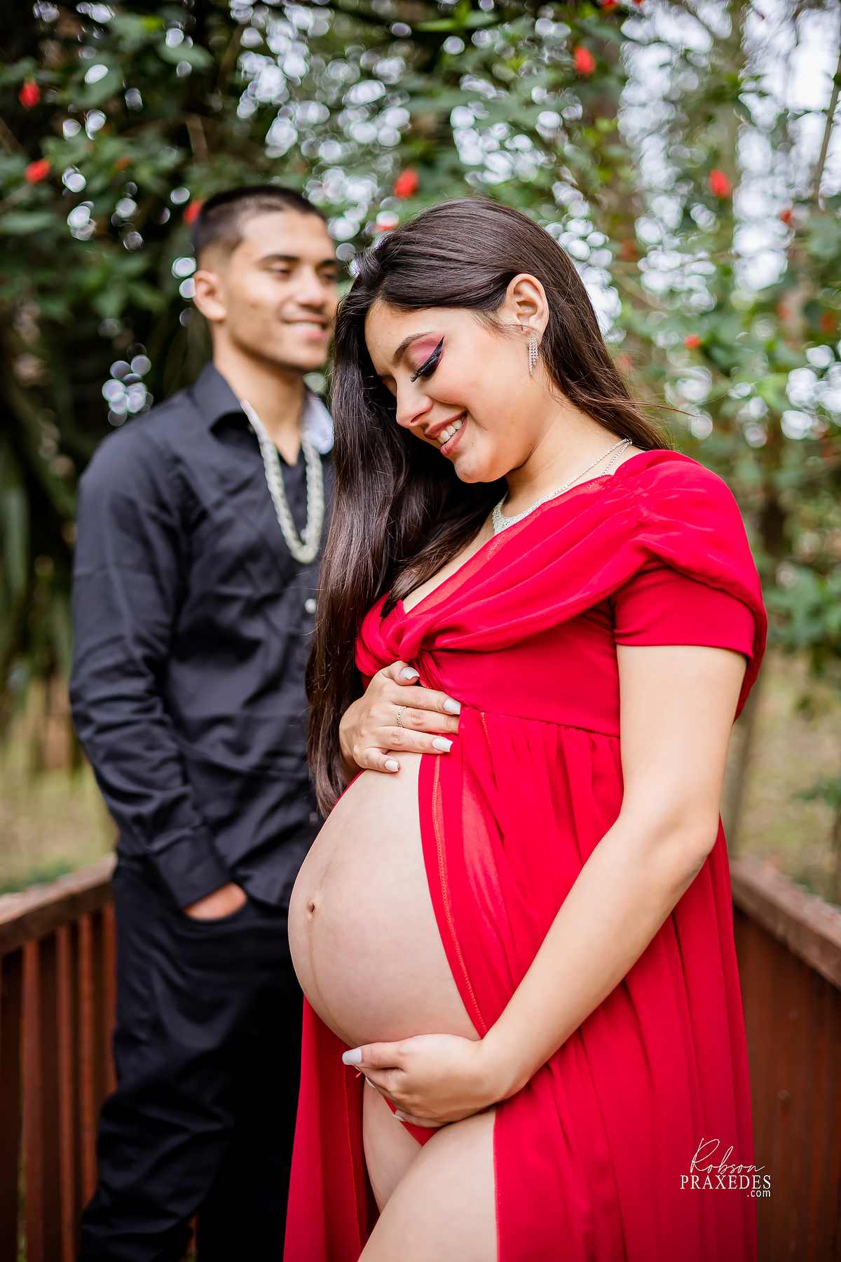 ENSAIO GESTANTE - FOTOGRAFO EM ITAPEVA - ROBSON PRAXEDES - PESQUEIRO RECANTO DOS PÁSSAROS