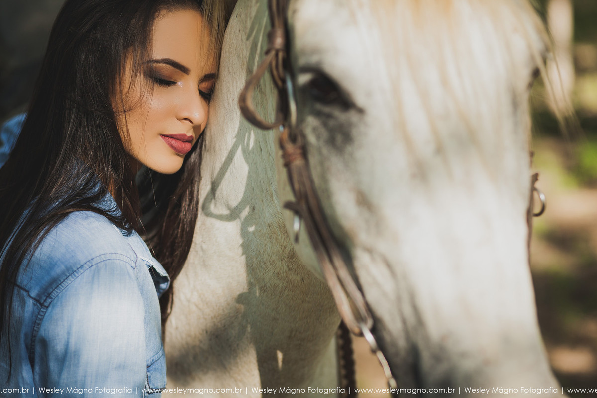 ensaio 15 anos com cavalos