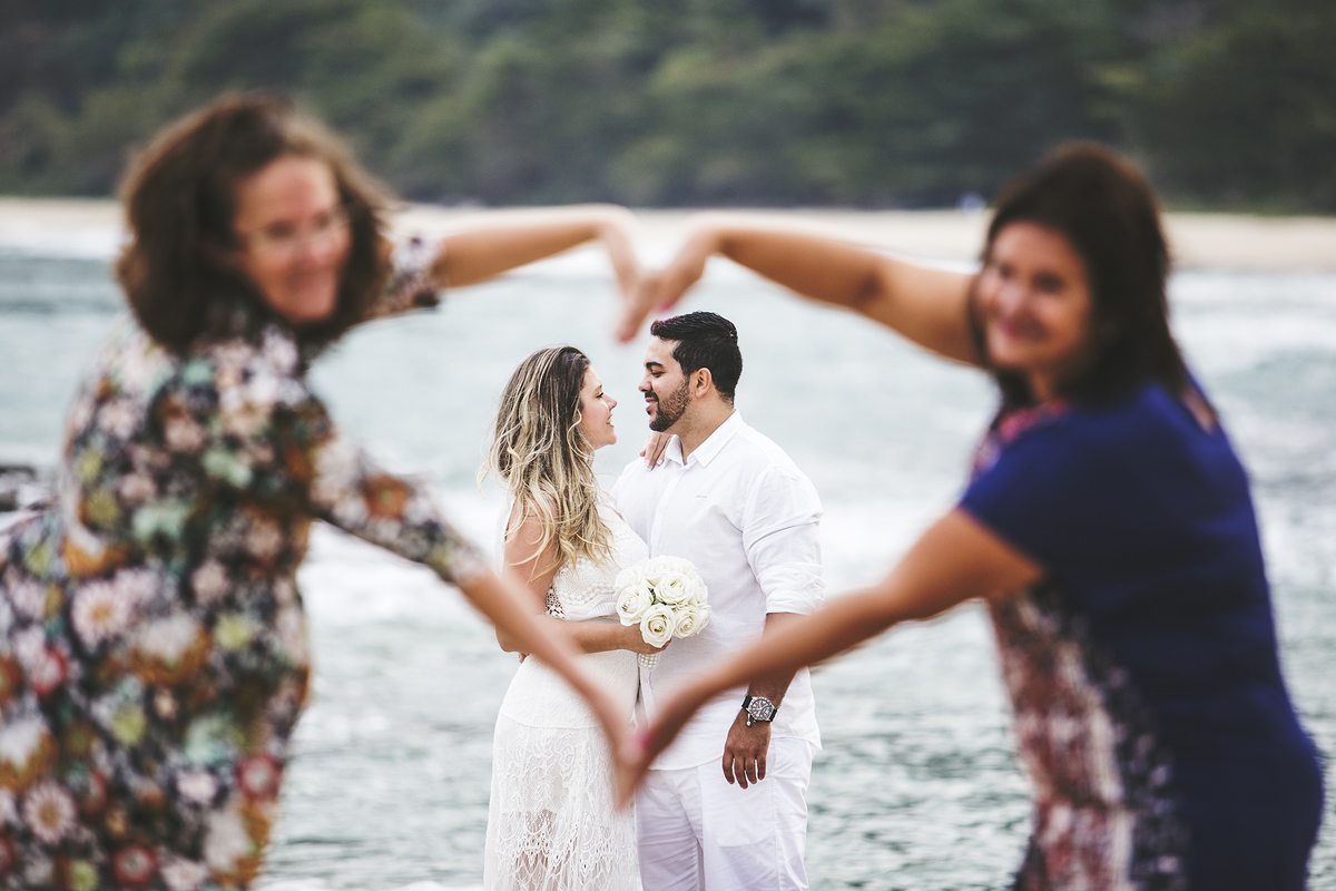 ensaio pré casamento na praia