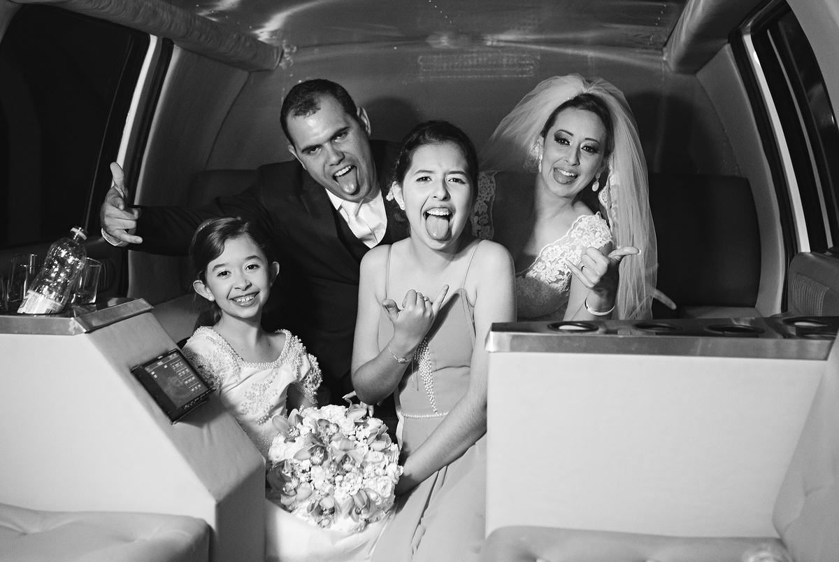 momentos com os filhos no casamento