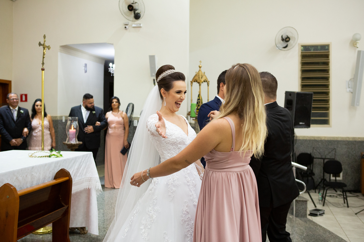 cumprimentos dos noivos