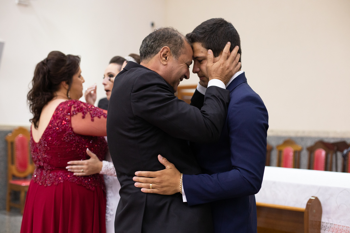 cumprimentos dos noivos