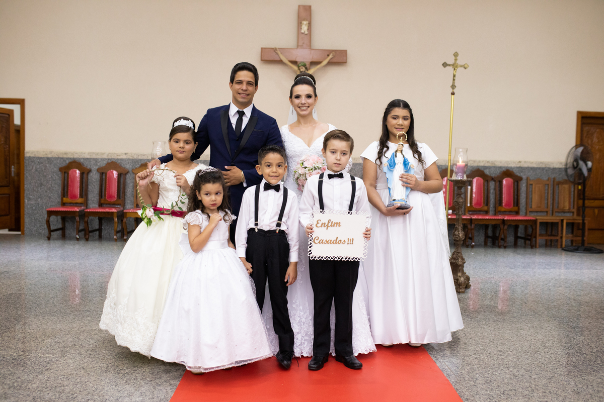 cumprimentos dos noivos