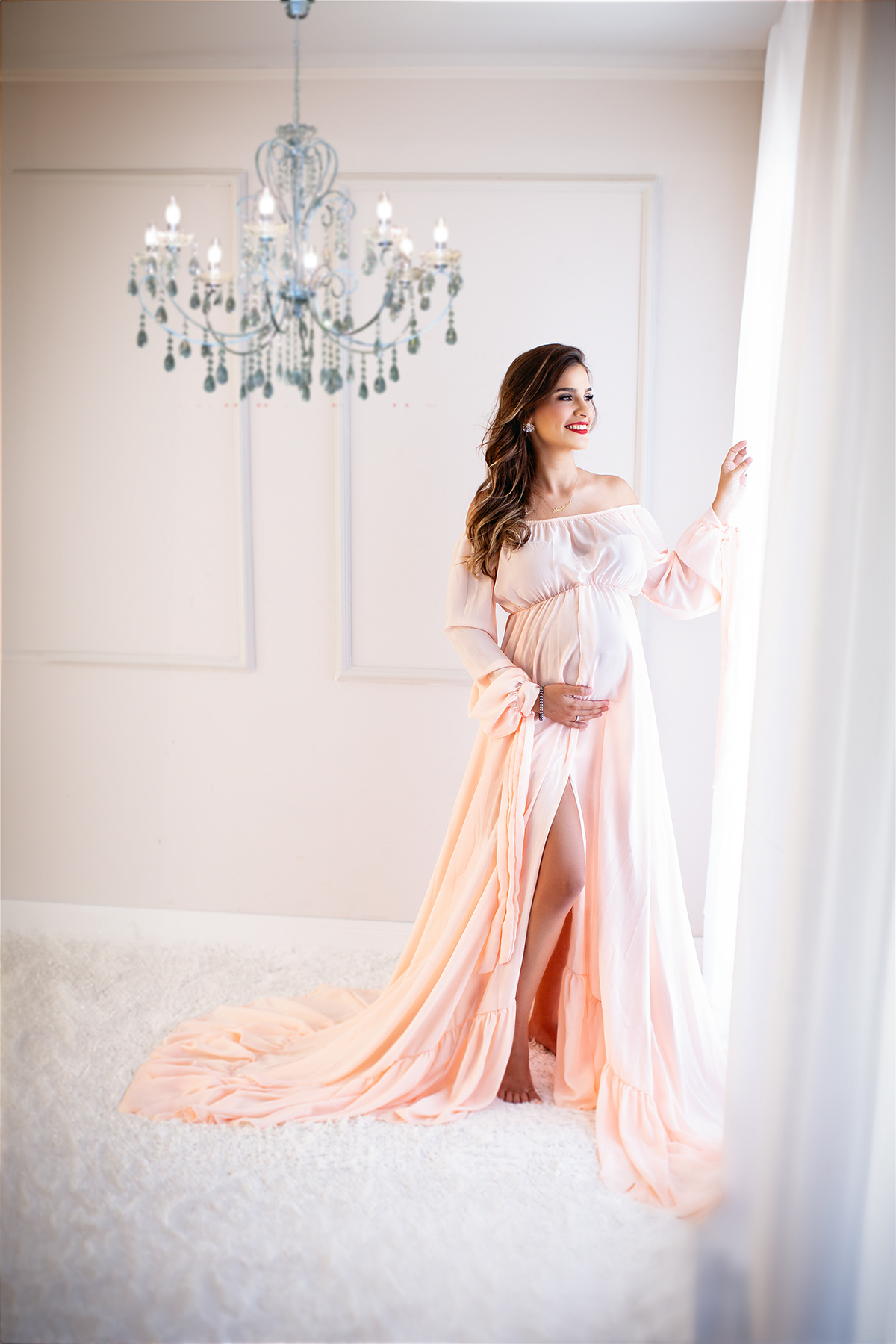 ensaio leve de gestante