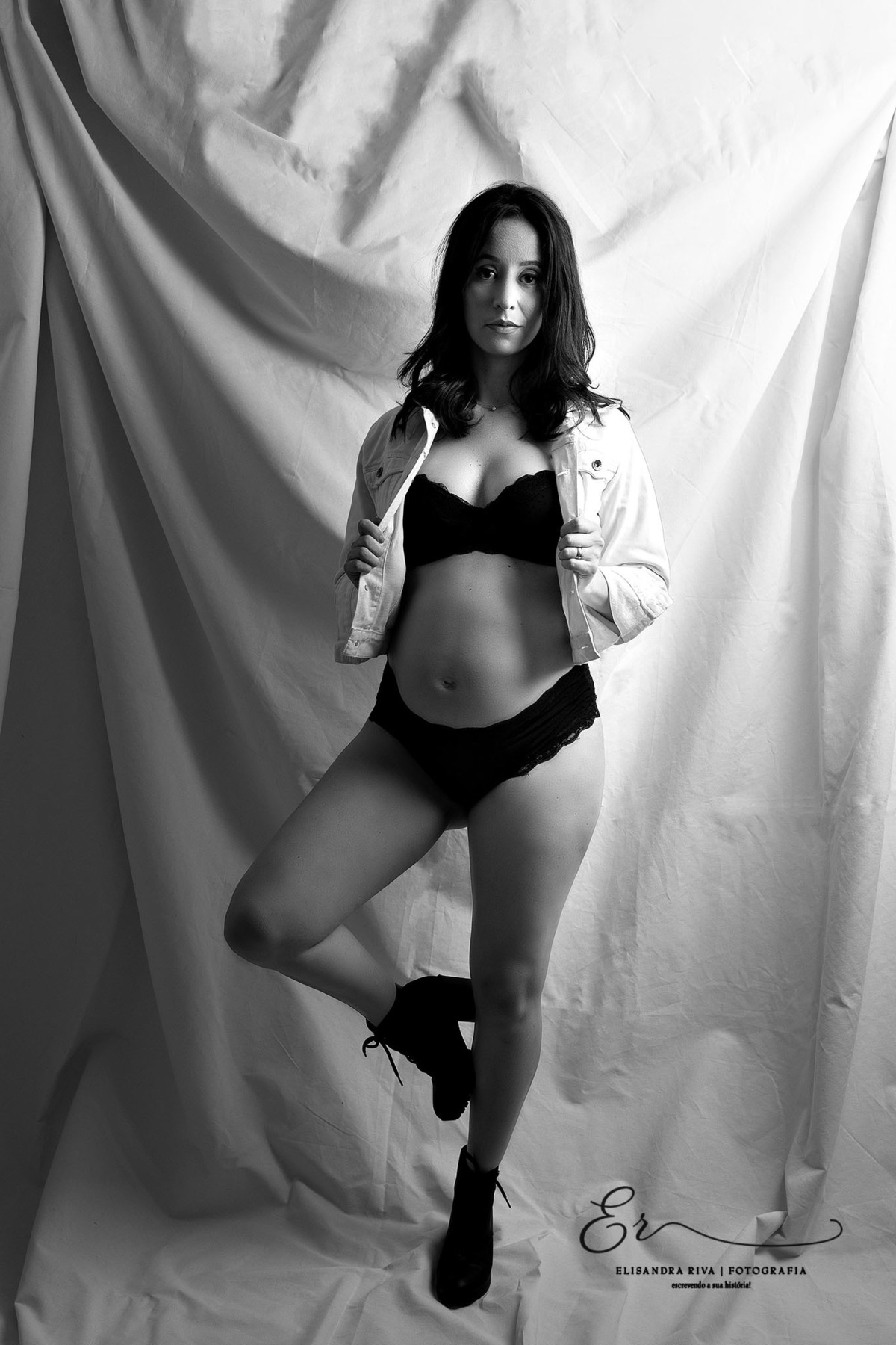 Sessão de grávida num estílo descontraído