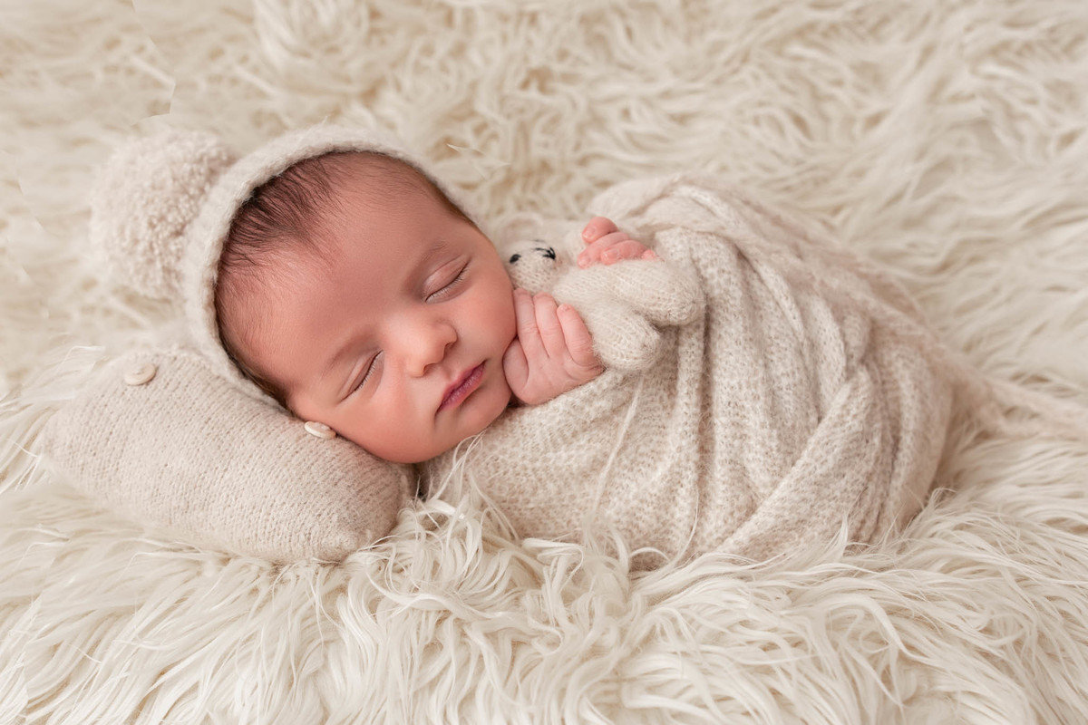 para acalmar o bebê nada melhor do que enrolar