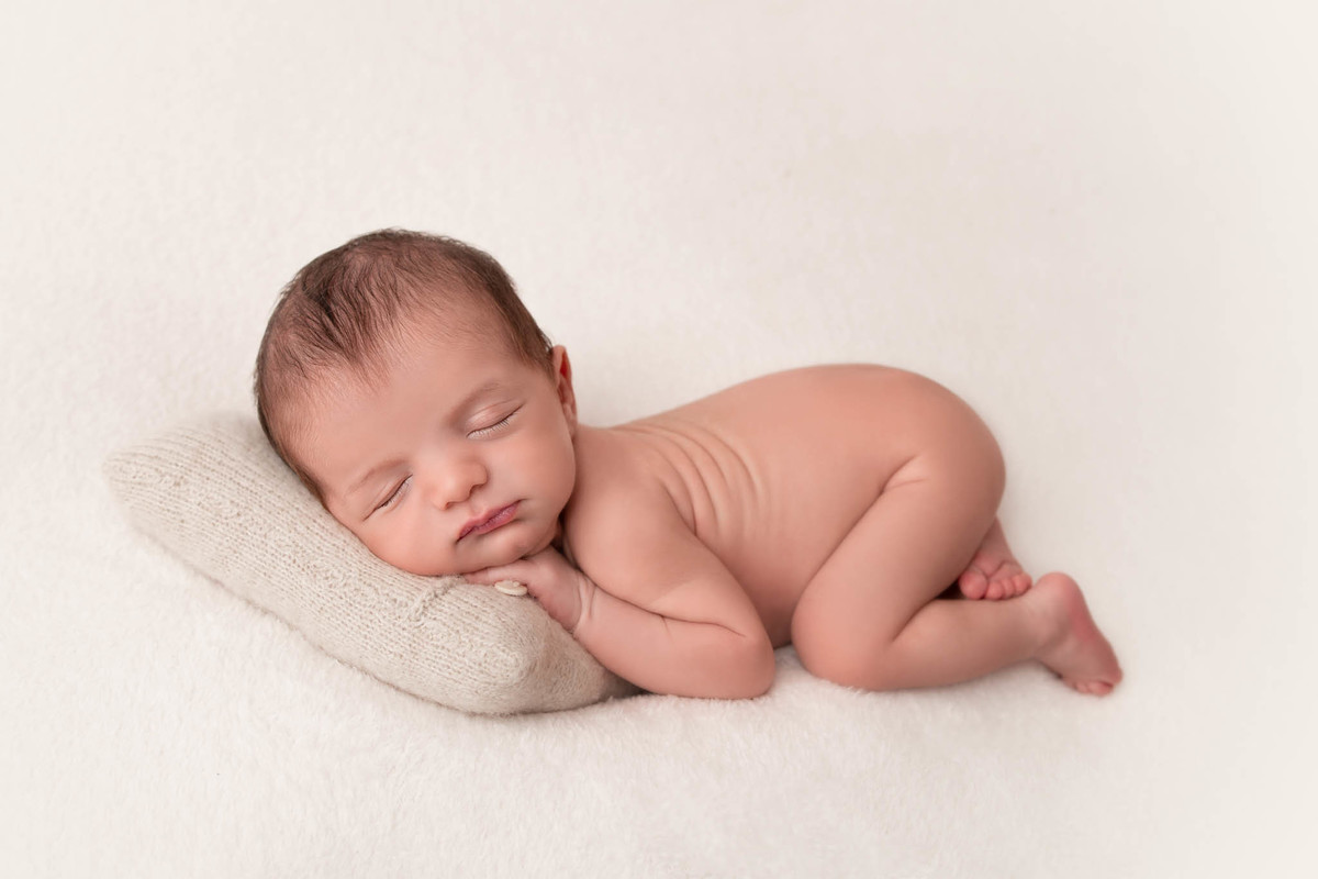 fotografia atemporal de recém nascido
