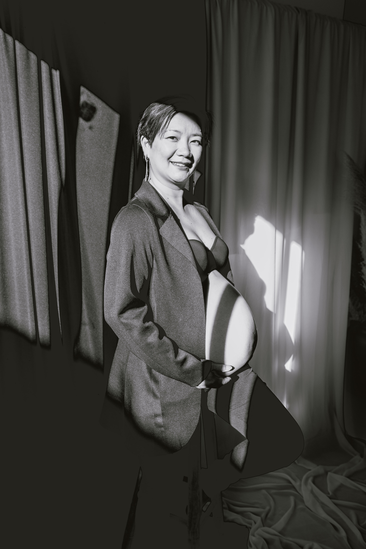 ensaio de gravida diferente