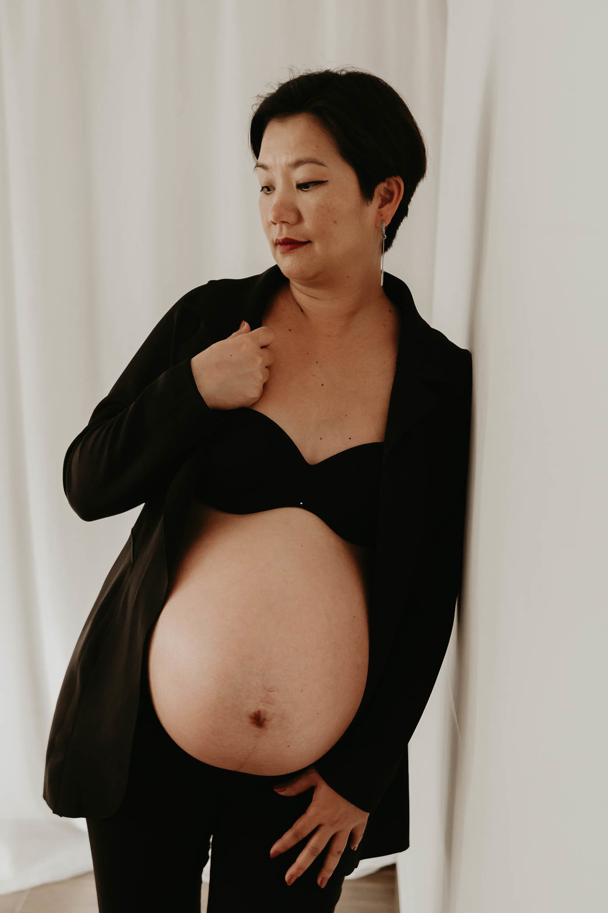 ensaio gestante minimalista