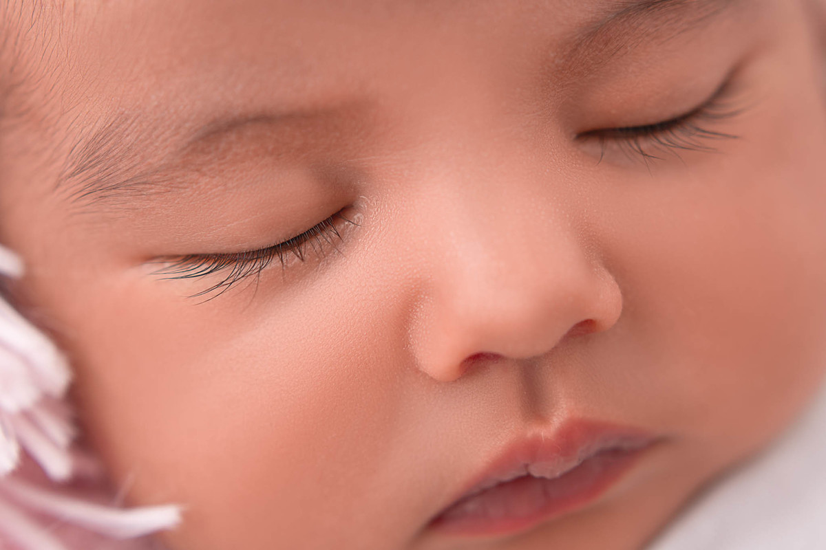 detalhes na fotografia de recém nascido
