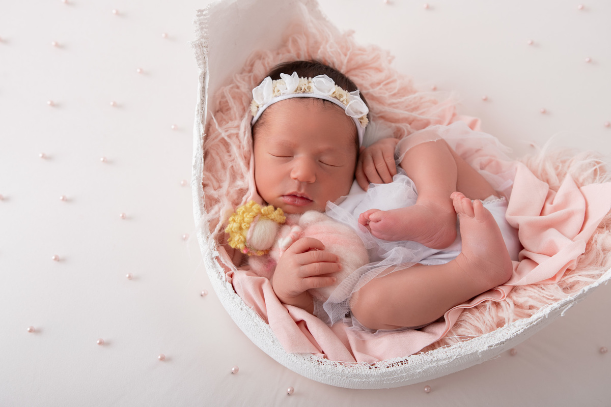 ensaio newborn no molde da barriga 1