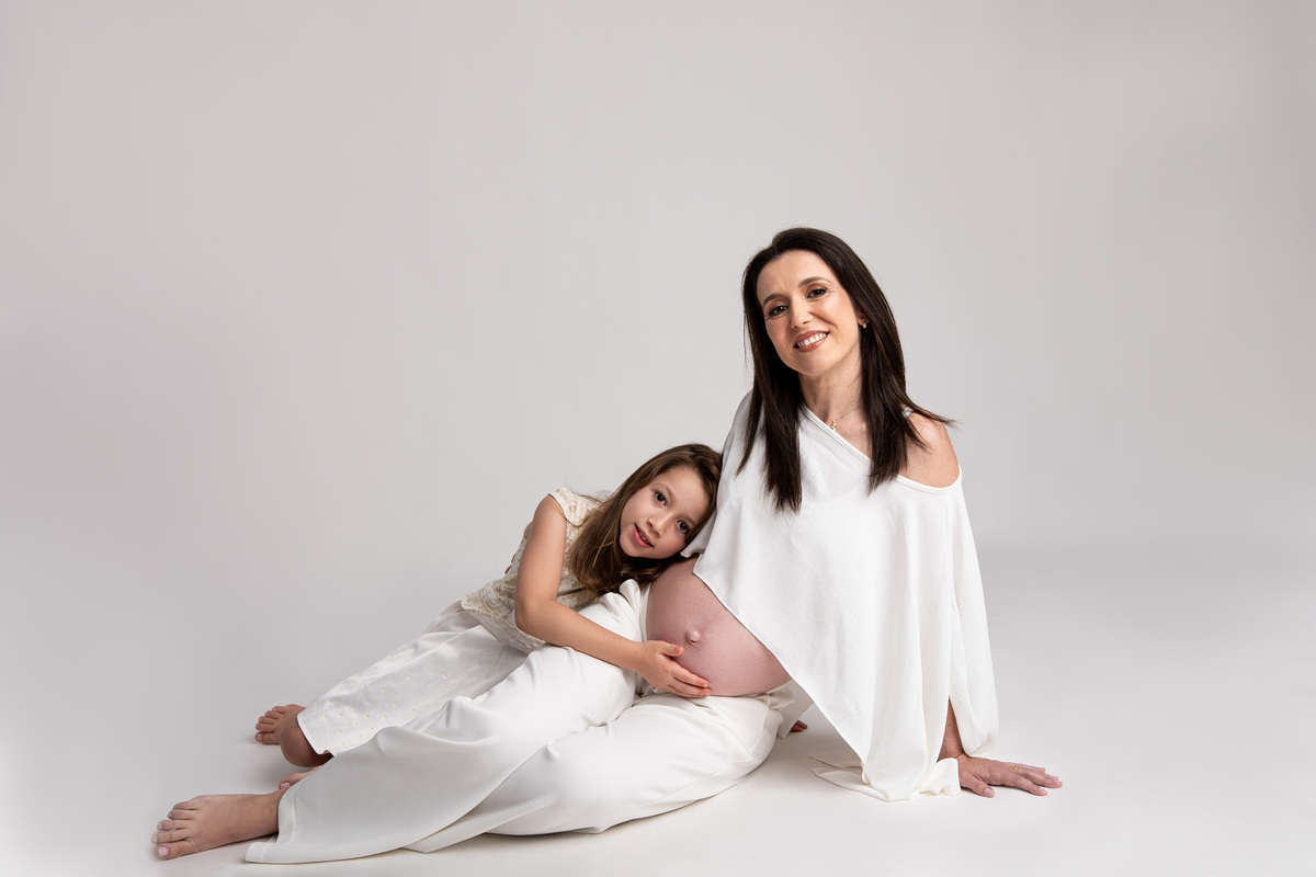 fotos de gravida com irmã