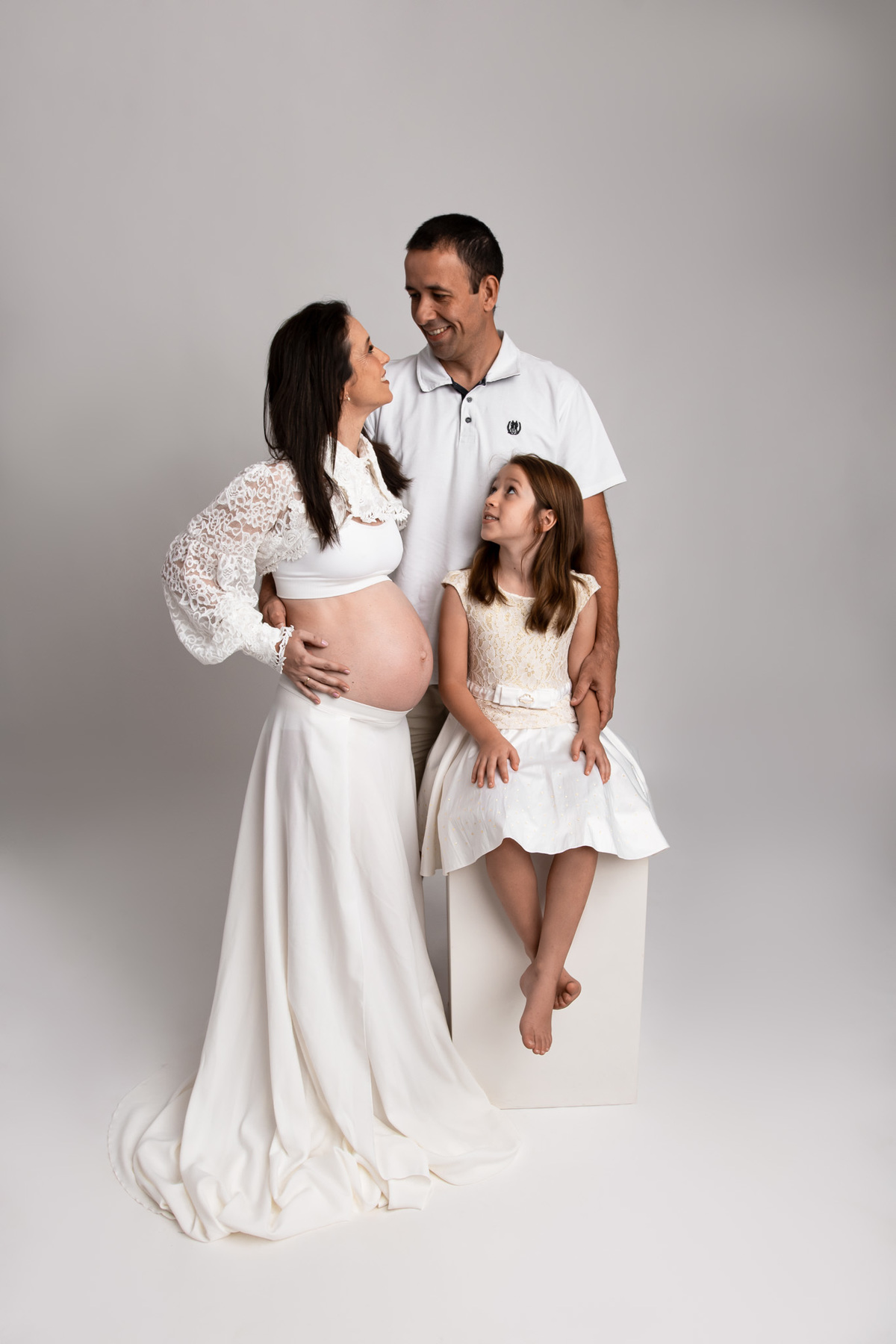 fotos de grávidas em estúdio