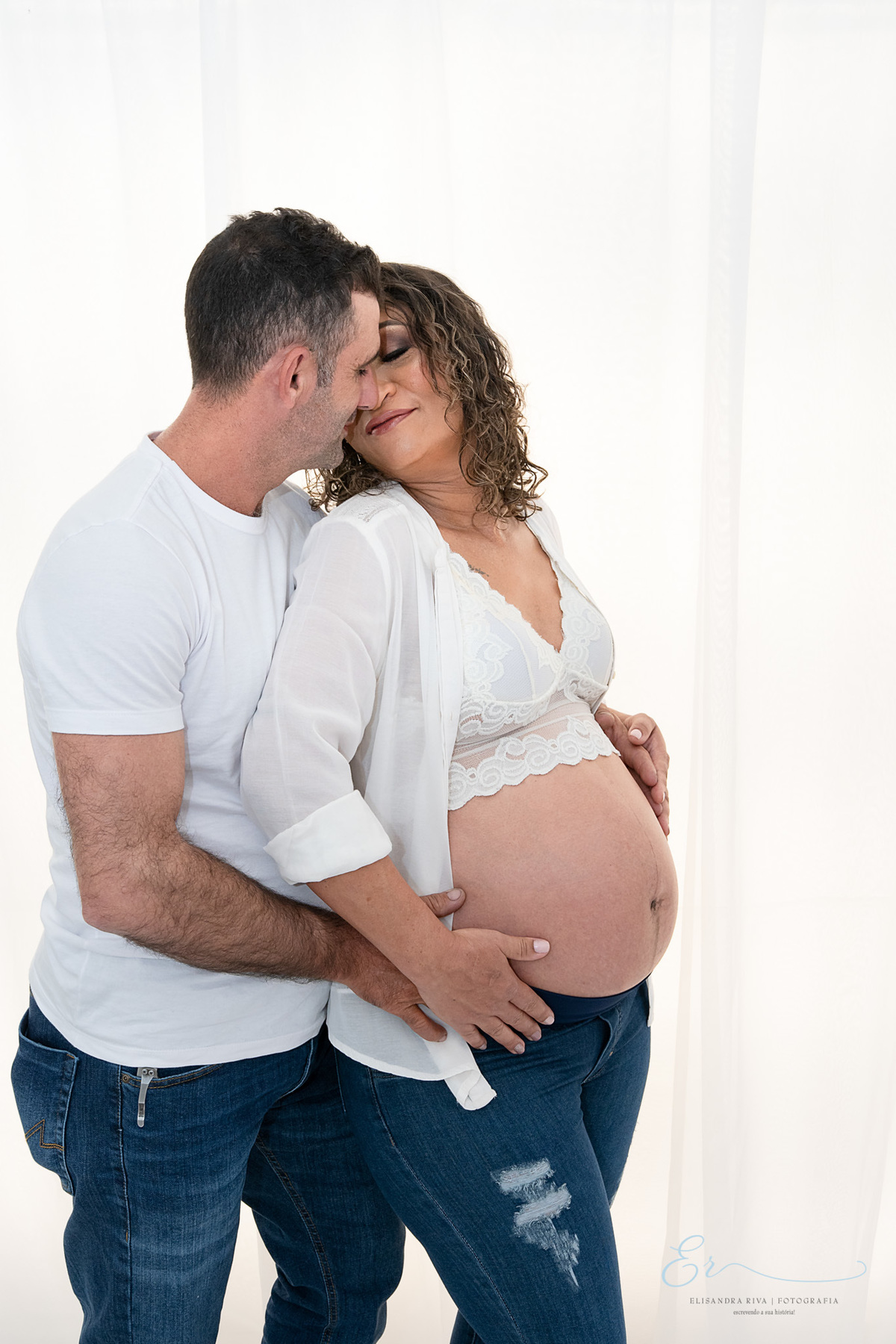ensaio de getante em família