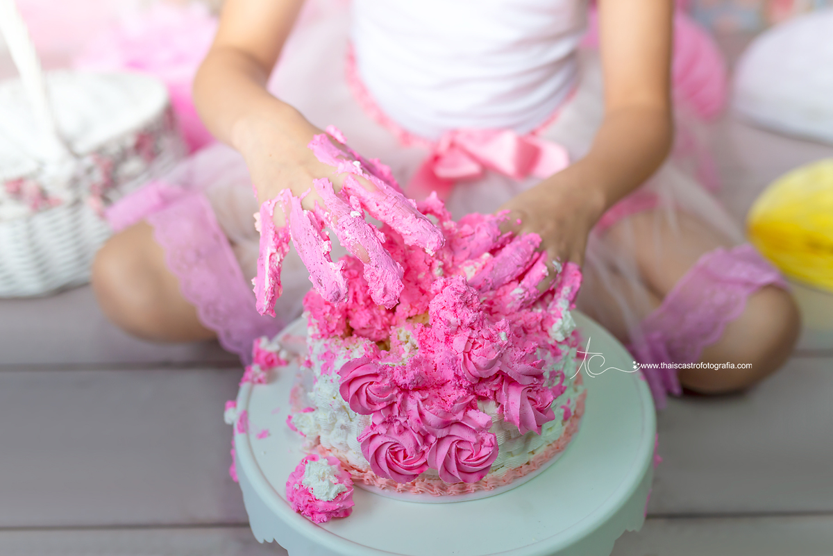 Smash the cake  e ensaio infantil Santo André