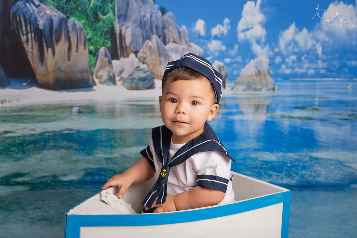ensaio de bebê Santo André
cenário marinheiro