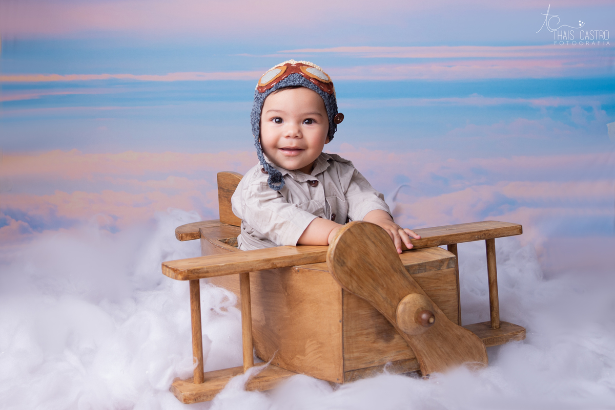 ensaio de bebê Santo André
cenário aviador