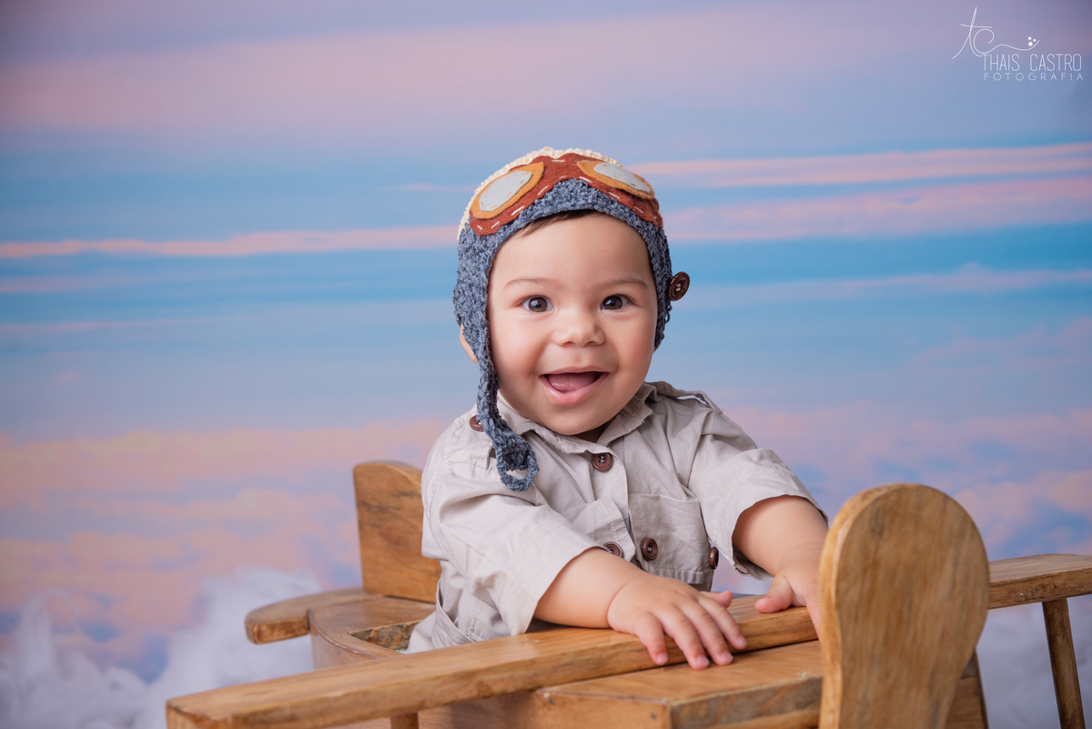 ensaio de bebê Santo André
cenário aviador