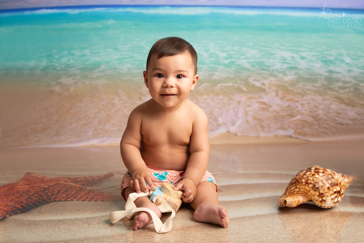 ensaio de bebê Santo André
cenário praia