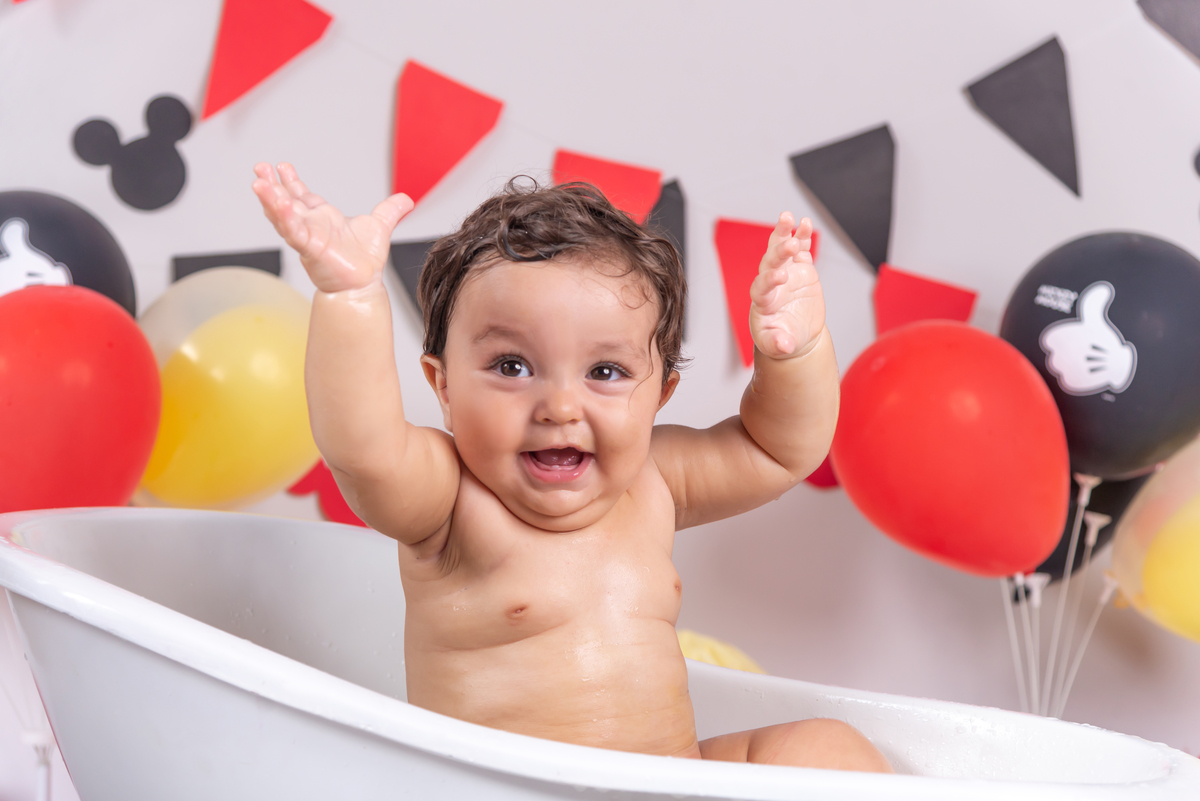 Smash the cake Mickey Santo André