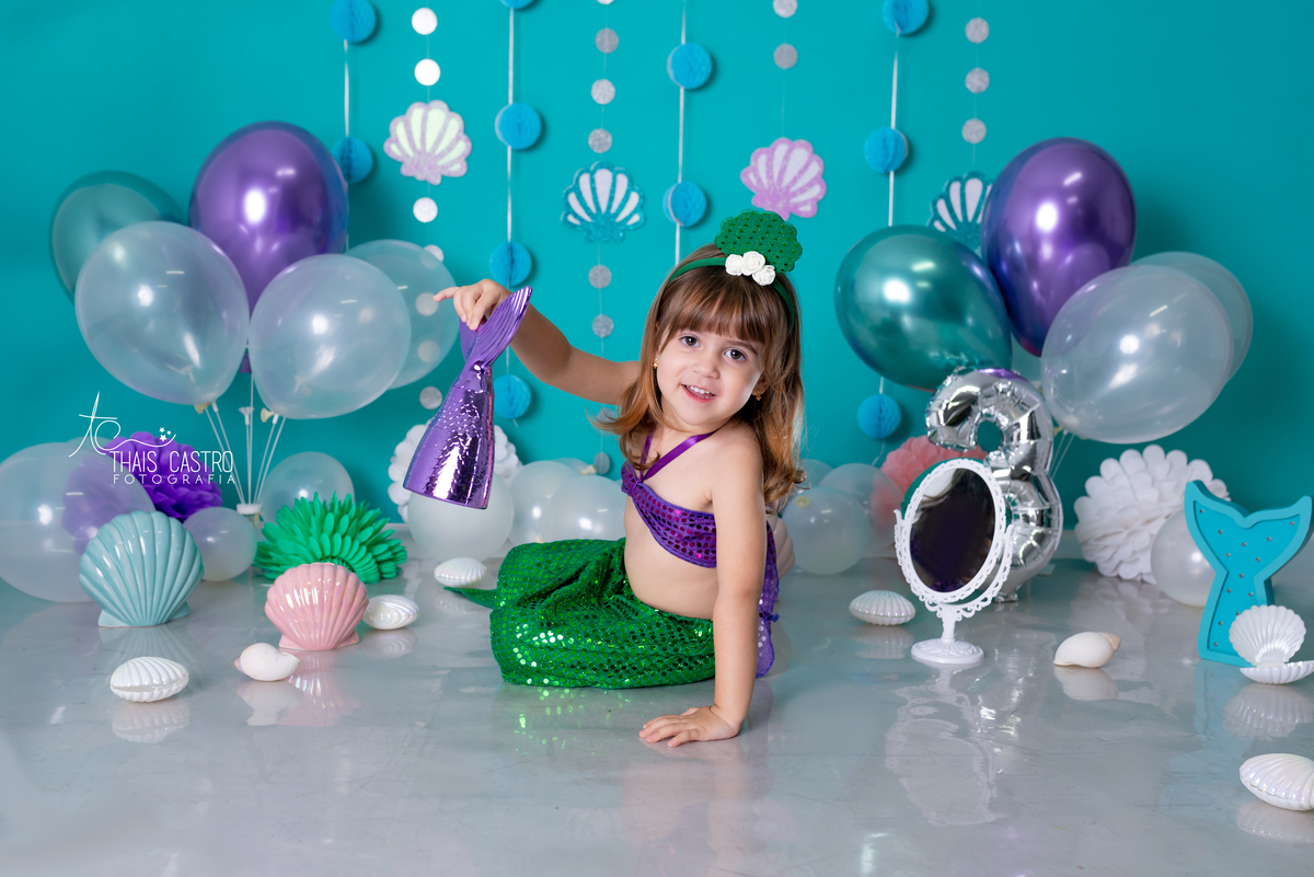 Ensaio infantil Sereia Santo André