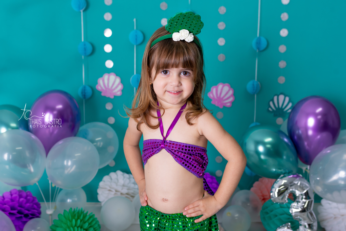 Ensaio infantil Sereia Santo André