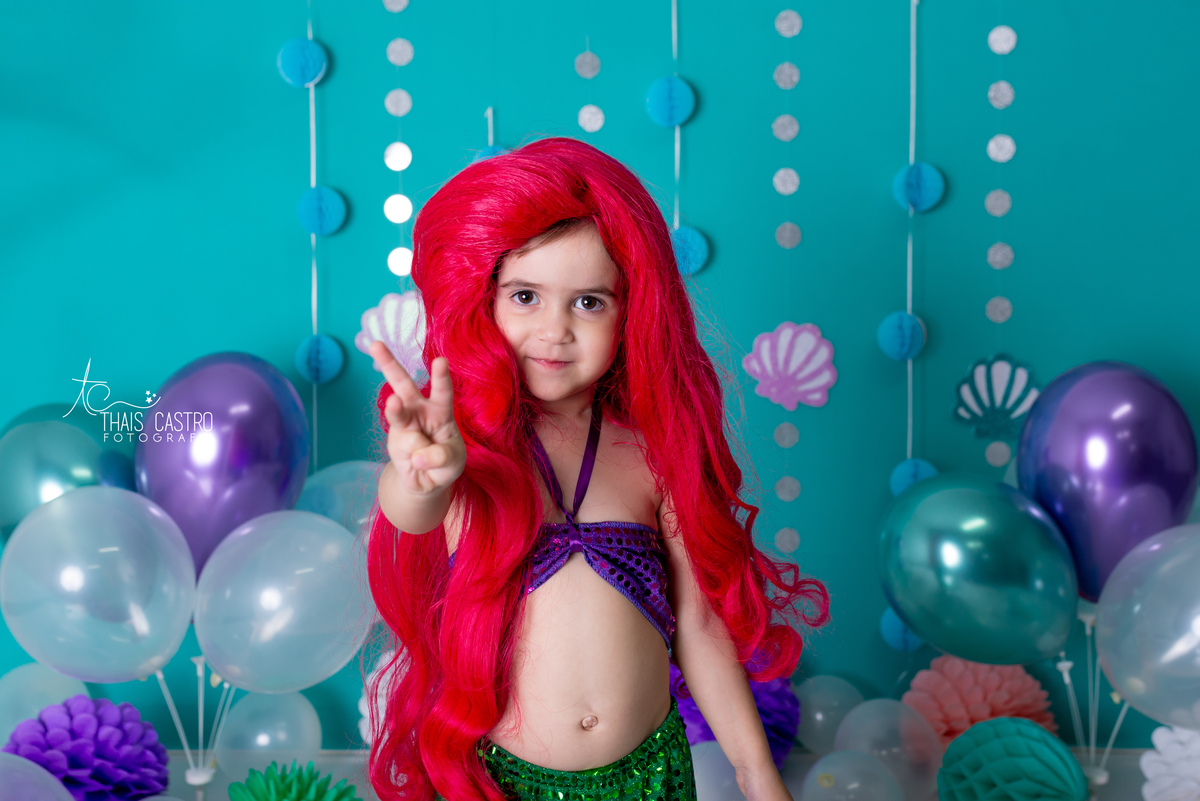 Ensaio infantil Sereia Santo André