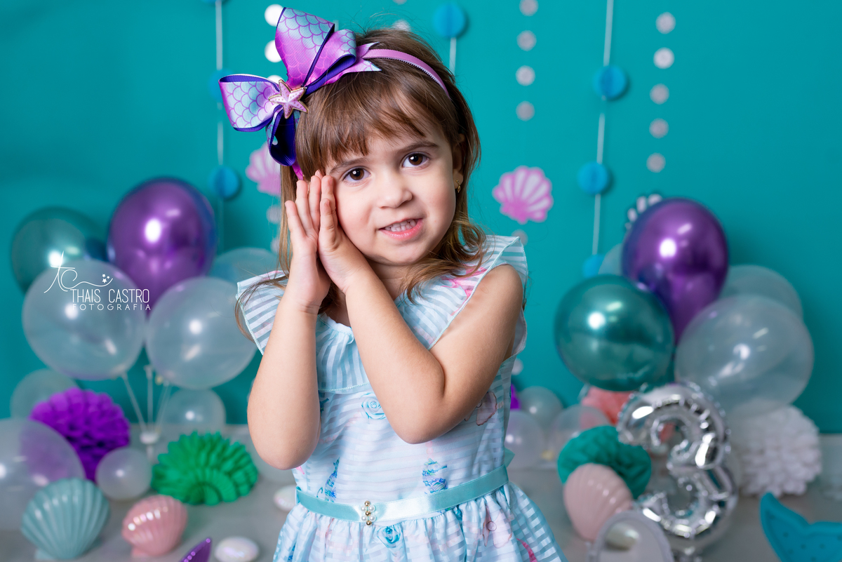 Ensaio infantil Sereia Santo André