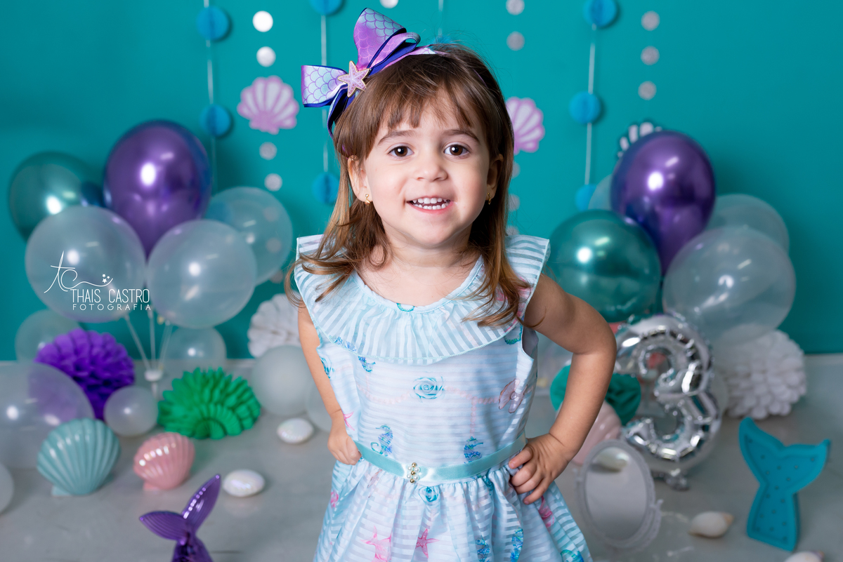 Ensaio infantil Sereia Santo André