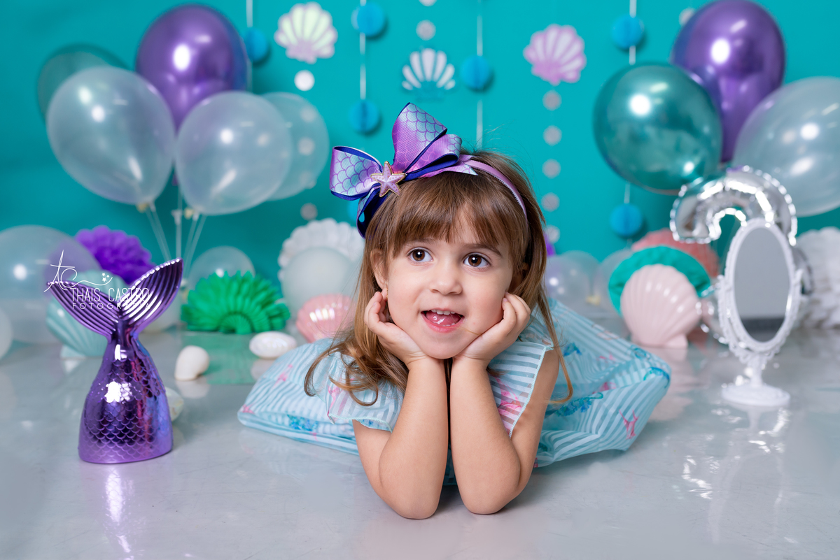 Ensaio infantil Sereia Santo André