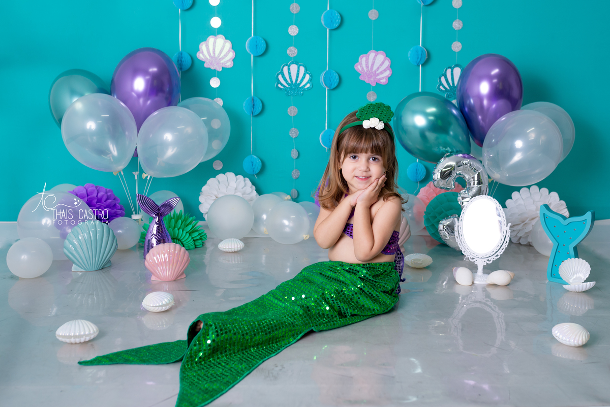 Ensaio infantil Sereia Santo André