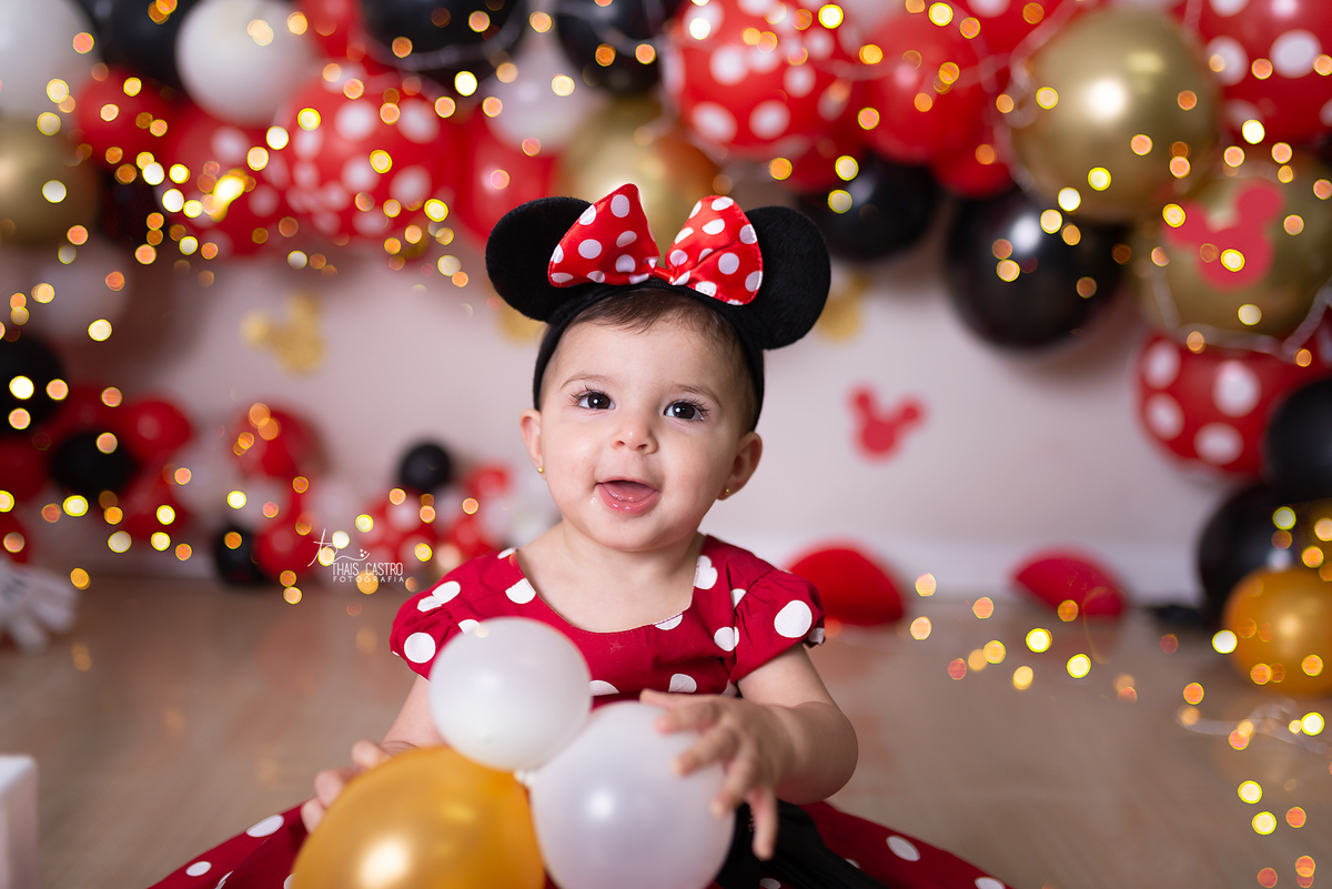 Smash the cake Minnie Santo André