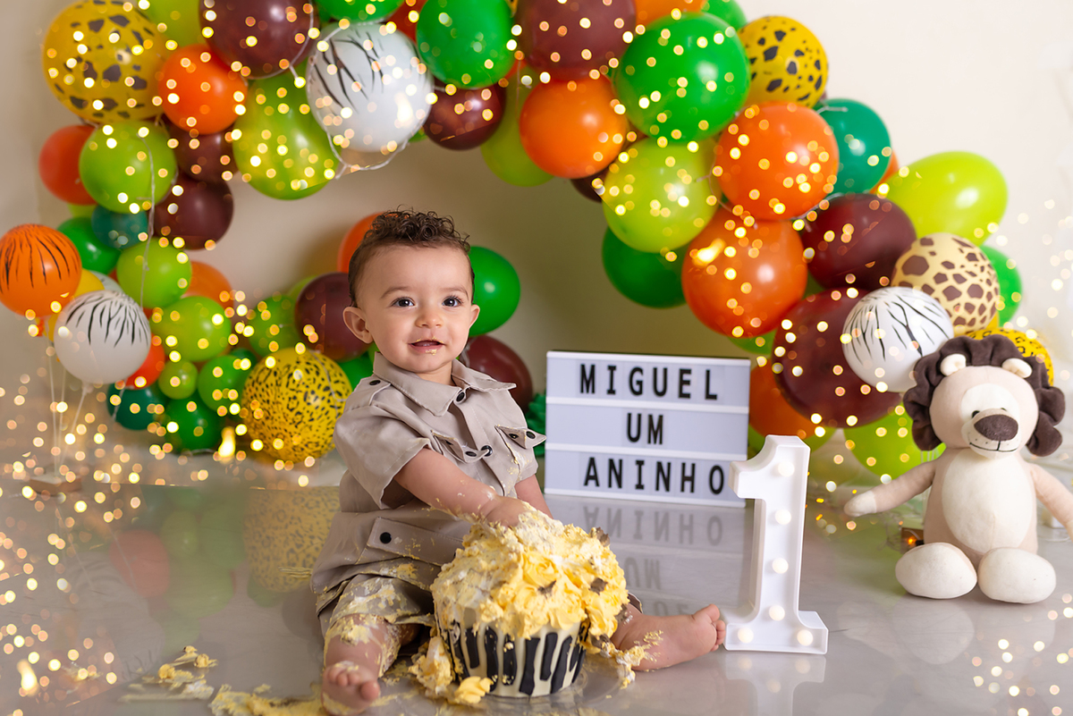 Smash the cake especial Safari - Santo André