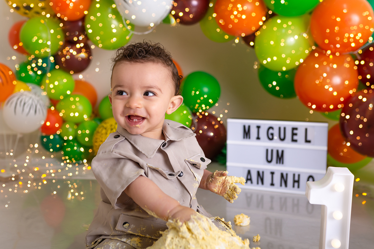 Smash the cake especial Safari - Santo André