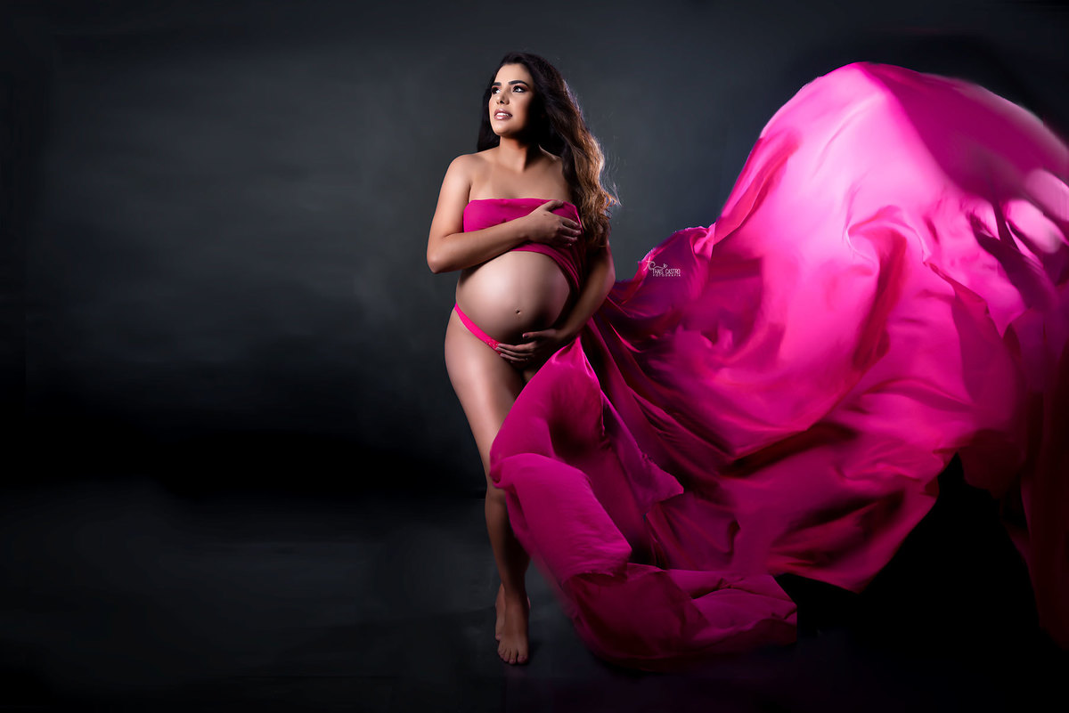 ensaio gestante milk bath Santo André