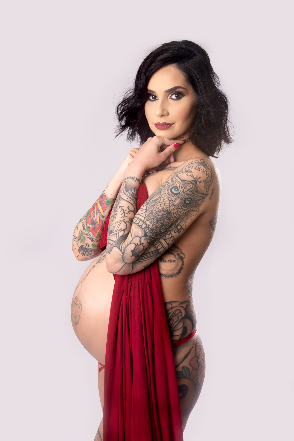 Ensaio gestante Santo André - Thais Castro Fotografia - nu artístico