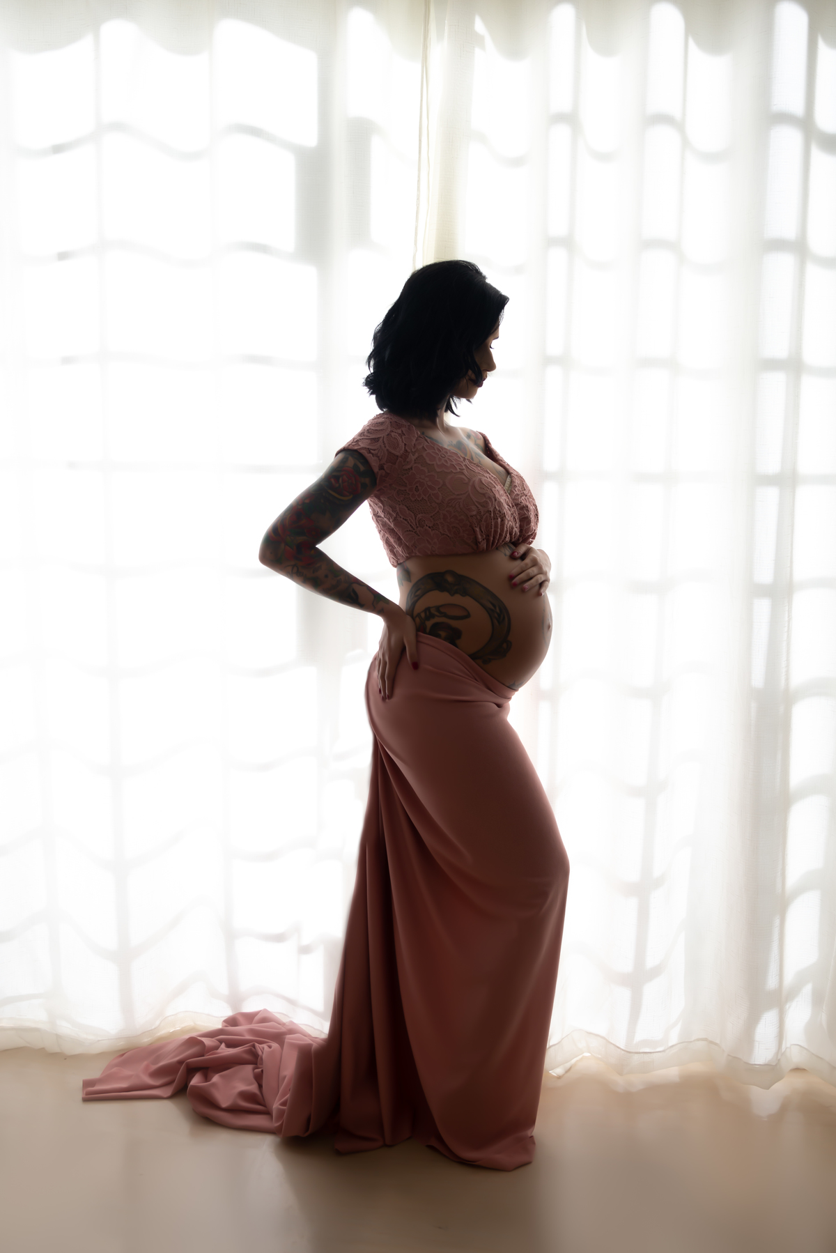 Ensaio gestante Santo André - Thais Castro Fotografia - nu artístico