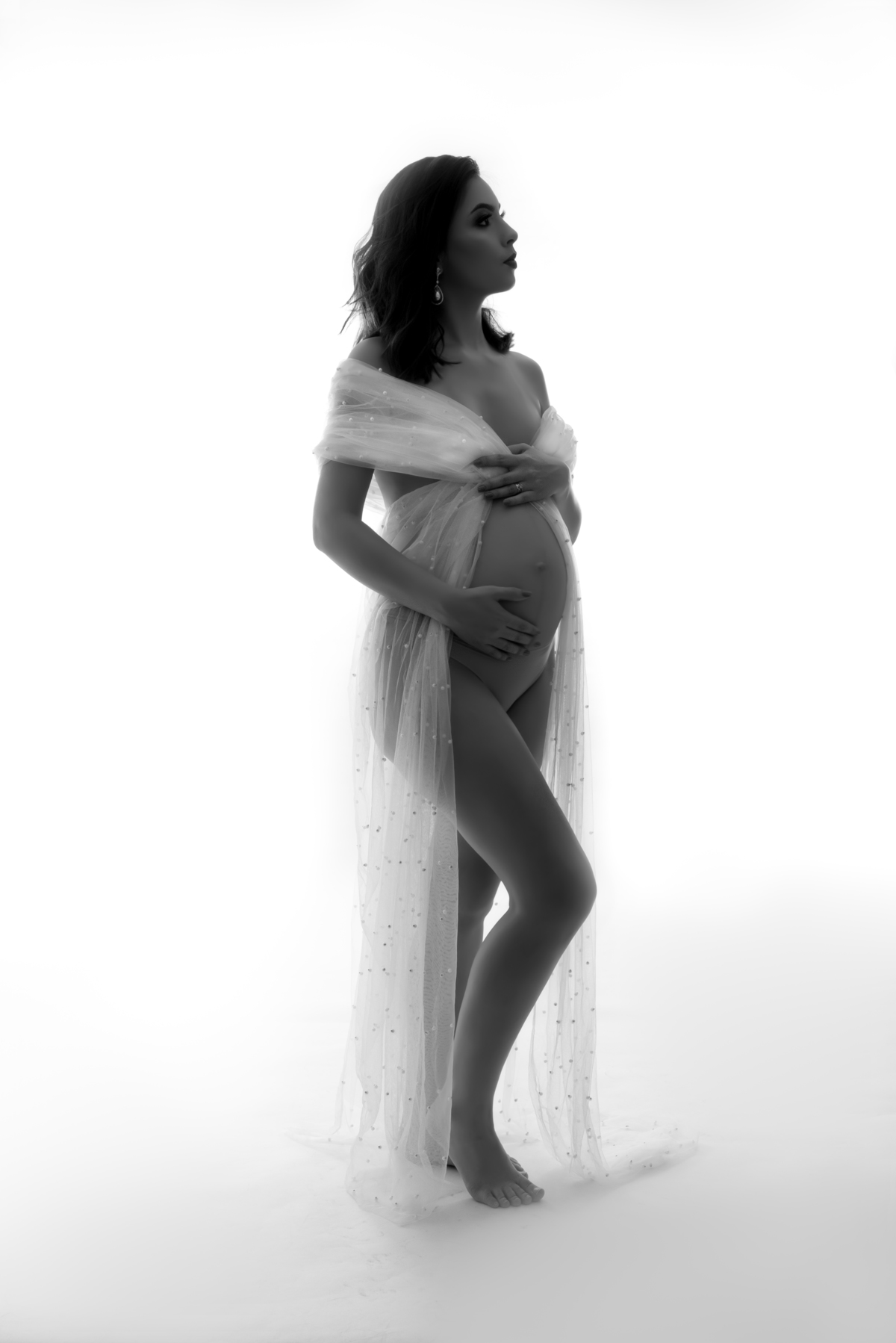 Ensaio gestante estúdio luxo Santo André - Thais Castro Fotografia