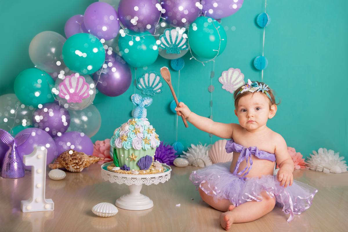 Smash the cake Sereia Santo André - Thais Castro Fotografia