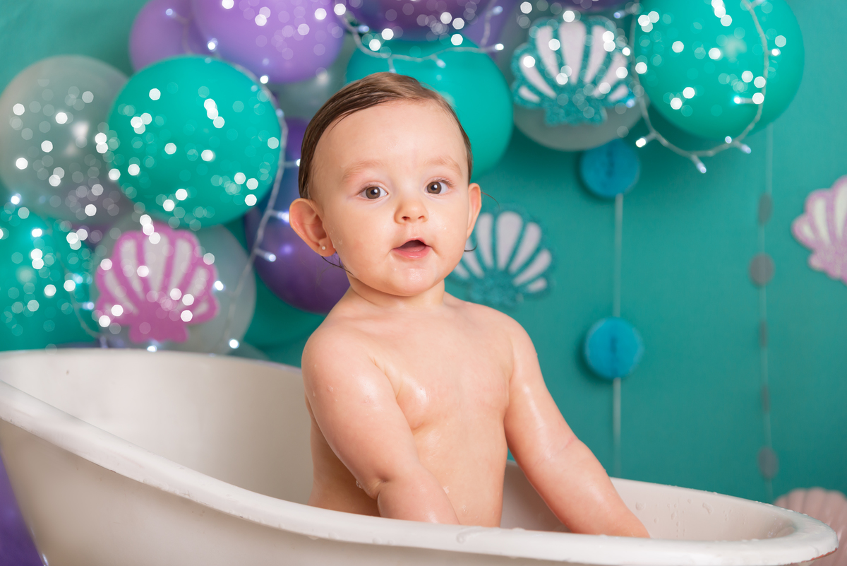 Smash the cake Sereia Santo André - Thais Castro Fotografia